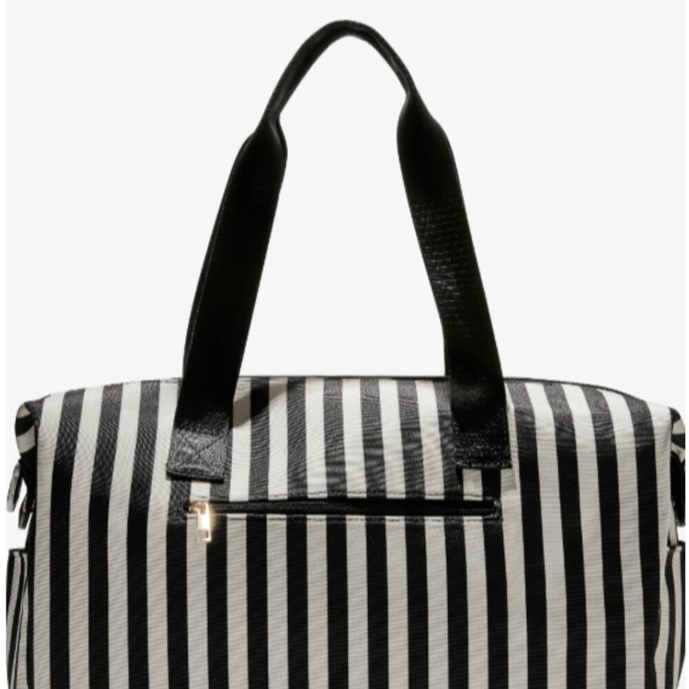 Alice + Olivia Striped Canvas Duffel Bag - Picture 5 of 7
